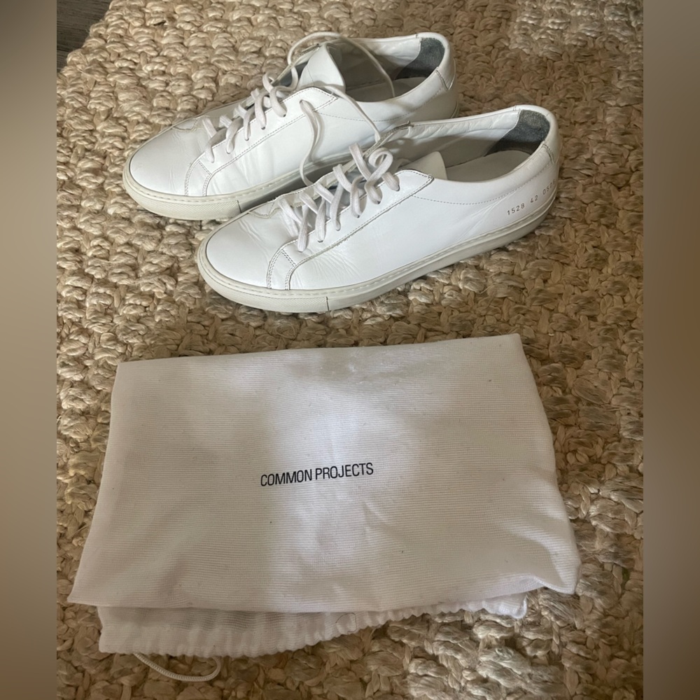 Common Projects White Leather Sneakers